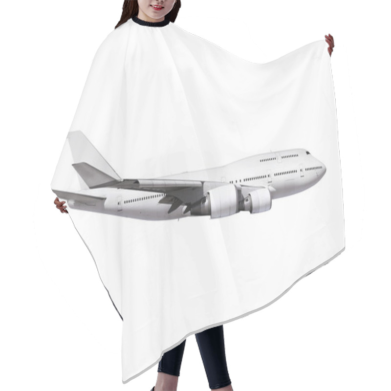 Personality  Commercial Airplane With Path Hair Cutting Cape