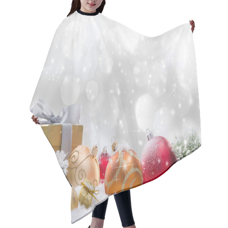 Personality  Abstract Christmas Background Hair Cutting Cape