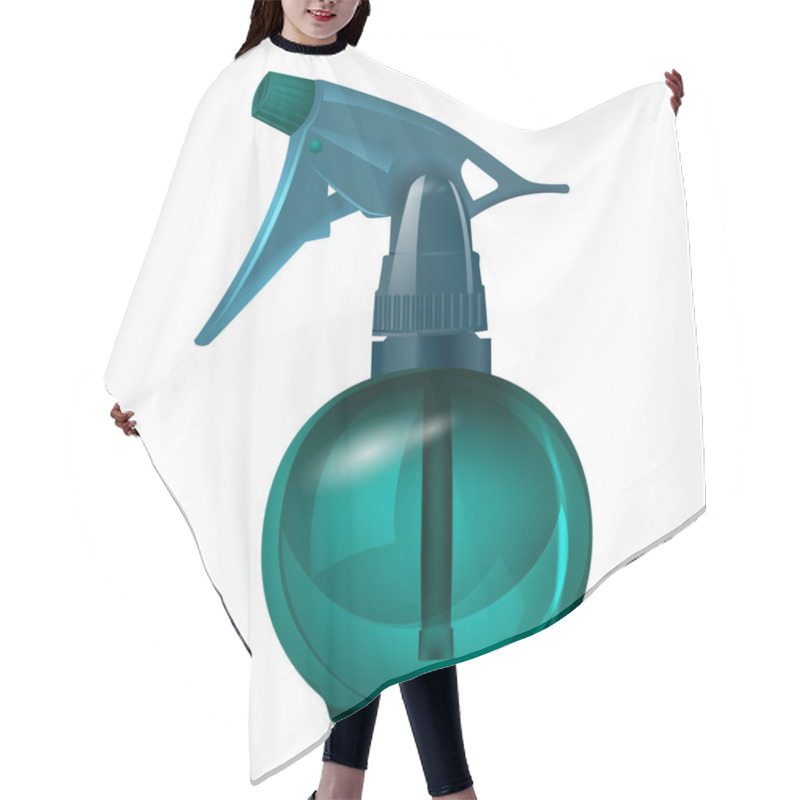 Personality  Appliance Plastic Sprayer For Liquid Preparations. Hair Cutting Cape