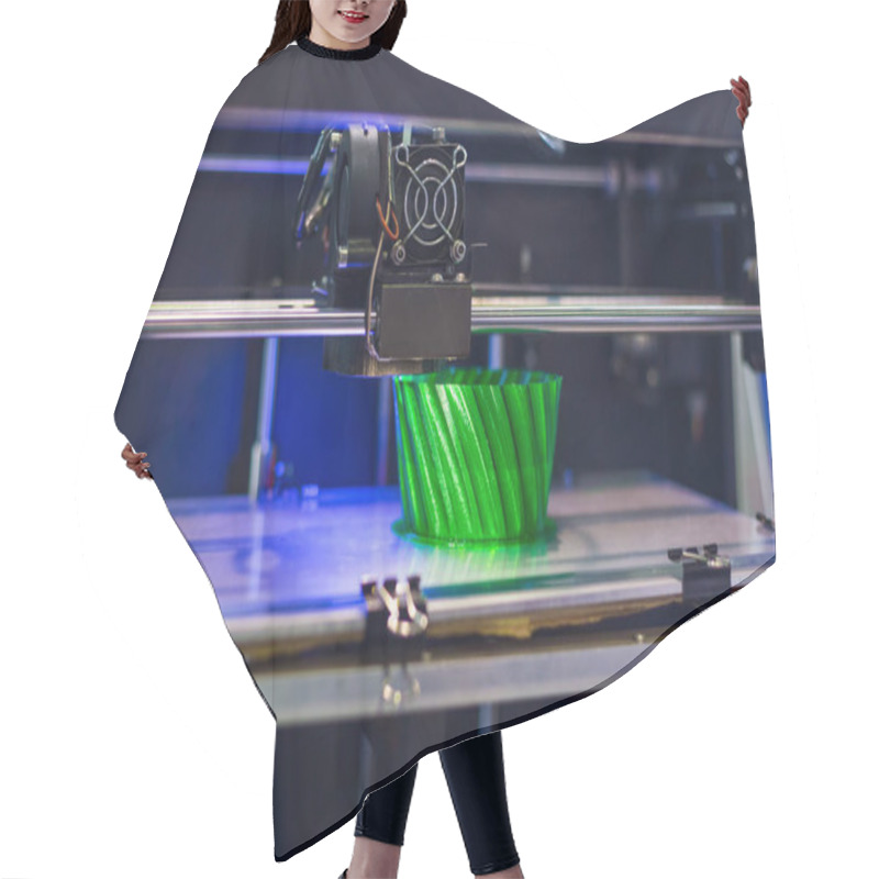 Personality  3D Printing Machine Printing Plastic Model Hair Cutting Cape