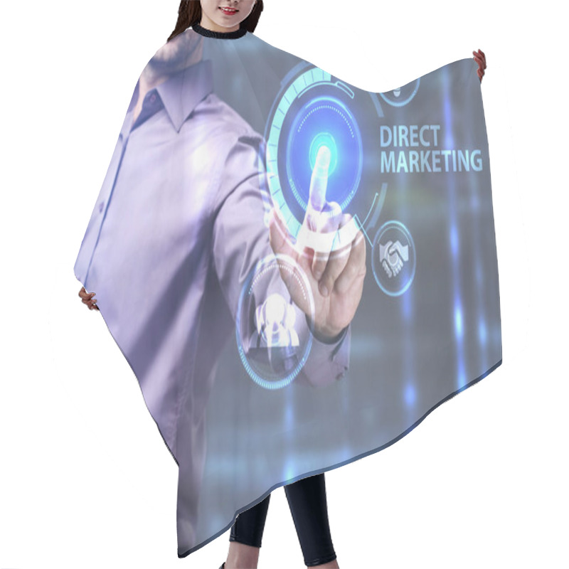 Personality  The Concept Of Business, Technology, The Internet And The Networ Hair Cutting Cape