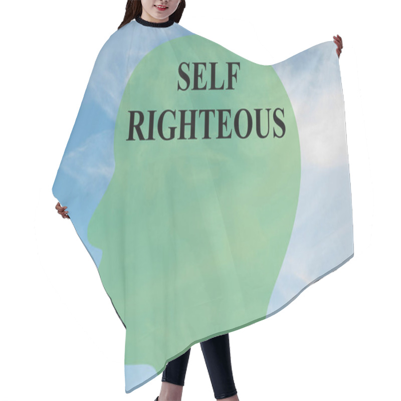 Personality  Self-Righteous Concept Hair Cutting Cape