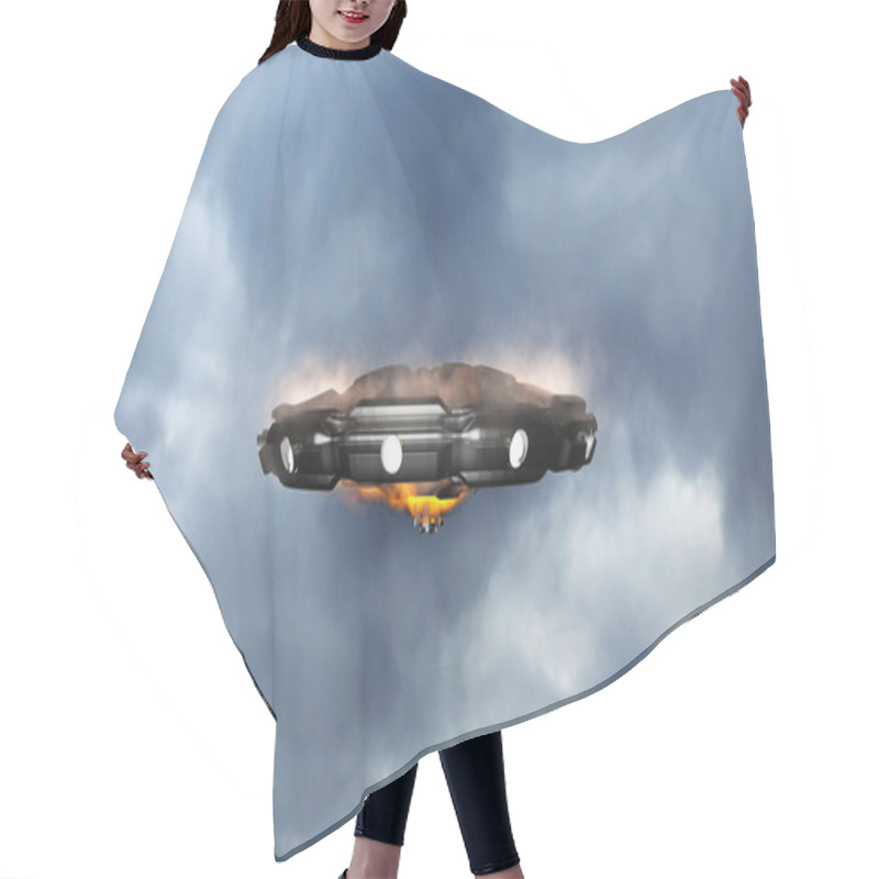 Personality  Unidentified Flying Object Hair Cutting Cape