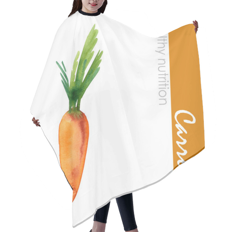 Personality  Carrot Hair Cutting Cape