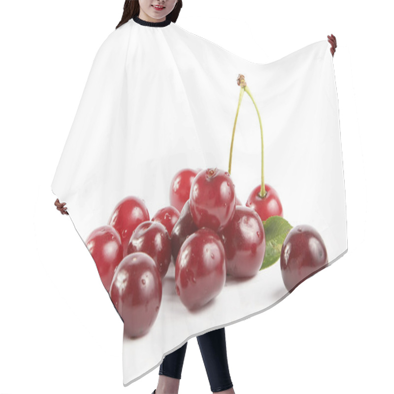 Personality  Soure Cherries With Leaf 5 Hair Cutting Cape