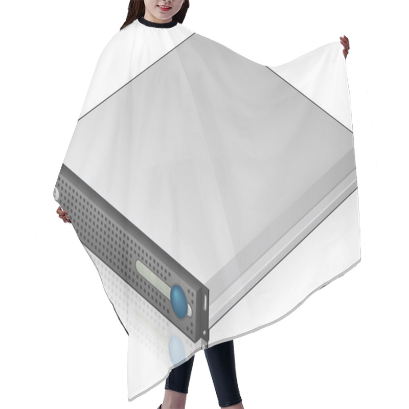 Personality  Low Profile Server Unit Hair Cutting Cape