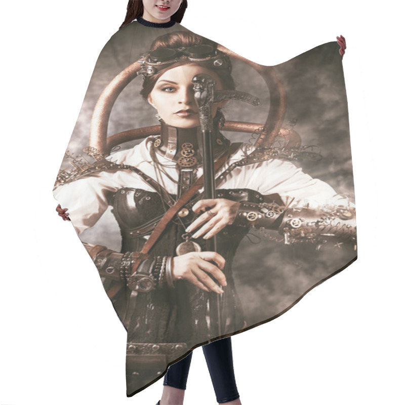 Personality  Fantasy Girl Hair Cutting Cape