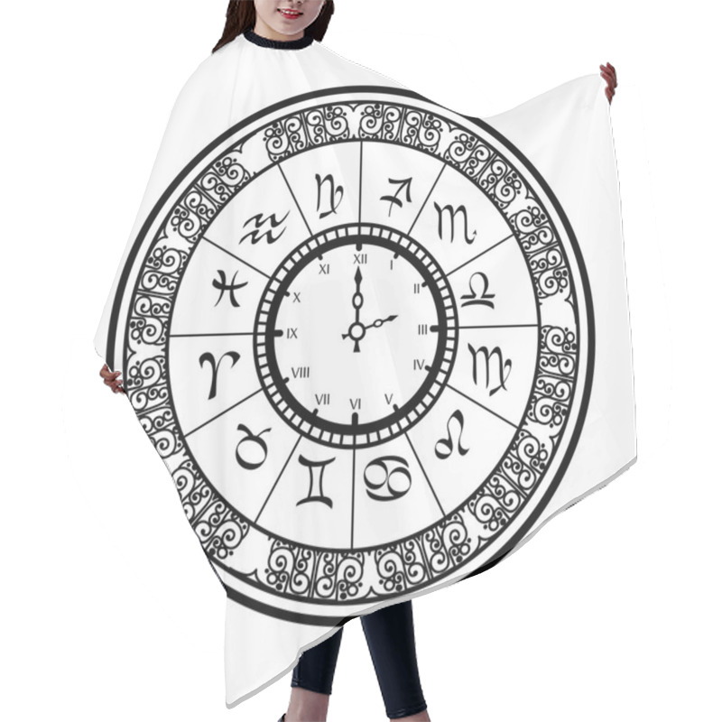 Personality  Signs Of The Zodiac Circle Hair Cutting Cape