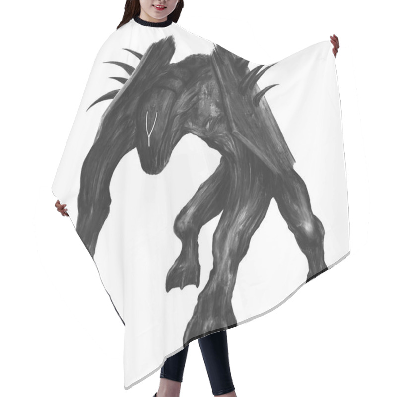 Personality  Dark Fantasy Character Concept, Tank Creature  Hair Cutting Cape