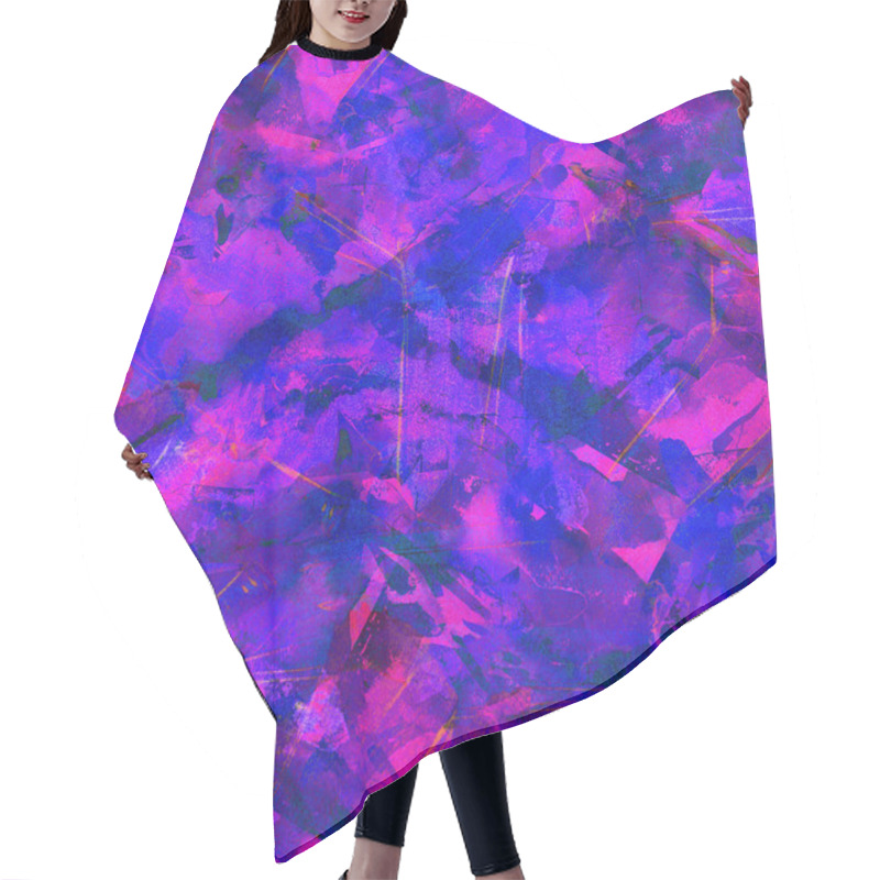 Personality  Brush Strokes Background. Hair Cutting Cape