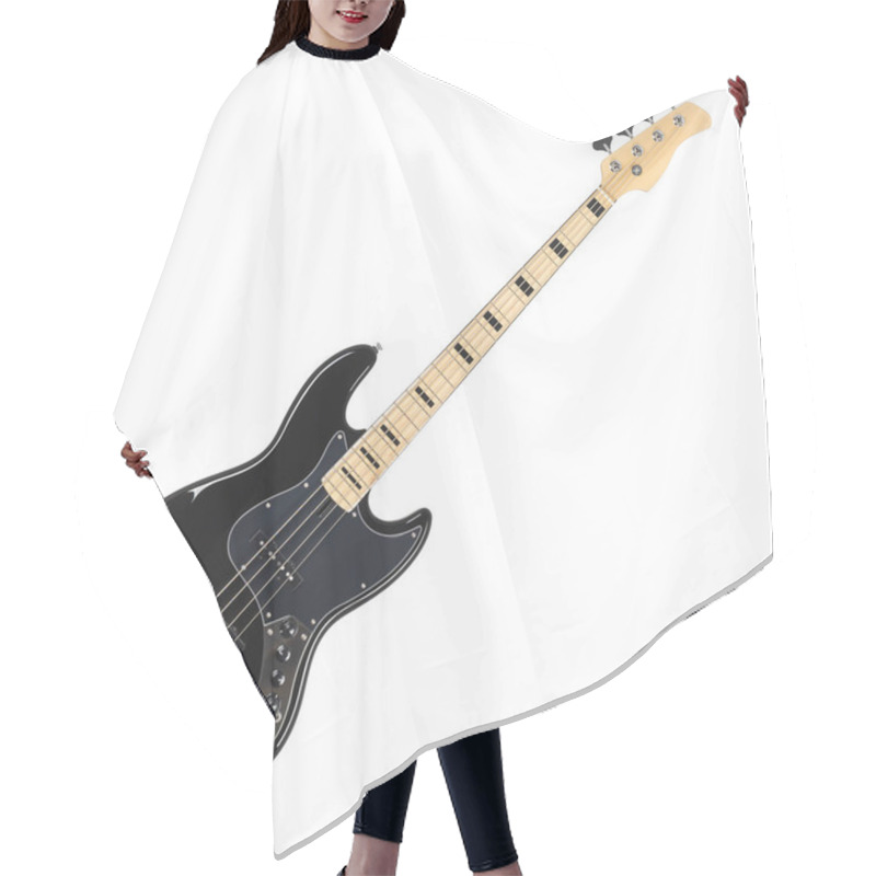 Personality  Electric Bass Guitar Hair Cutting Cape