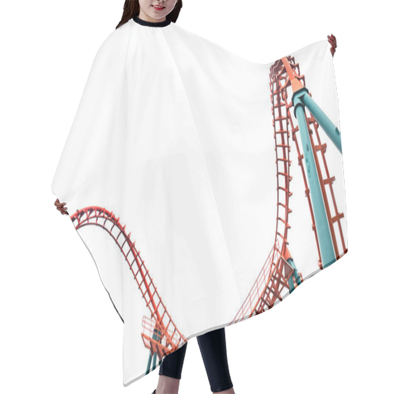 Personality  Roller Coaster, Isolated Hair Cutting Cape