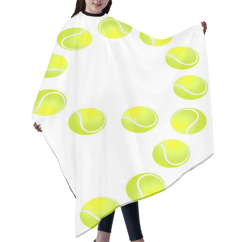 Personality  Tennis Ball Number 9 Hair Cutting Cape