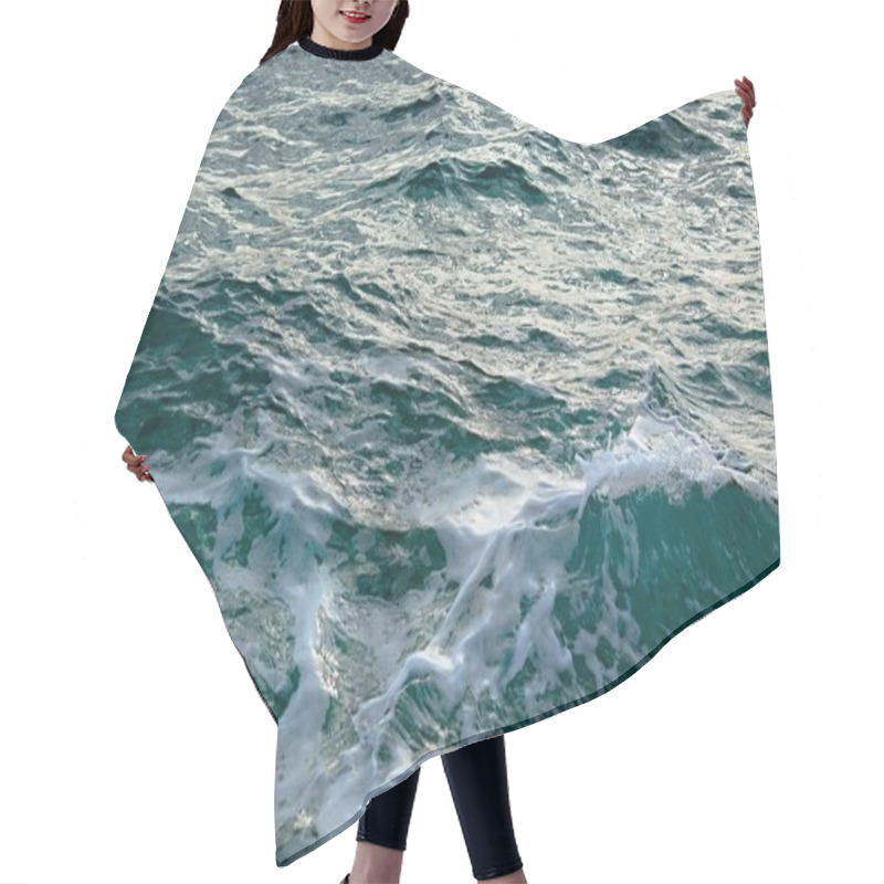 Personality  Waves Of The Stormy Sea Hair Cutting Cape