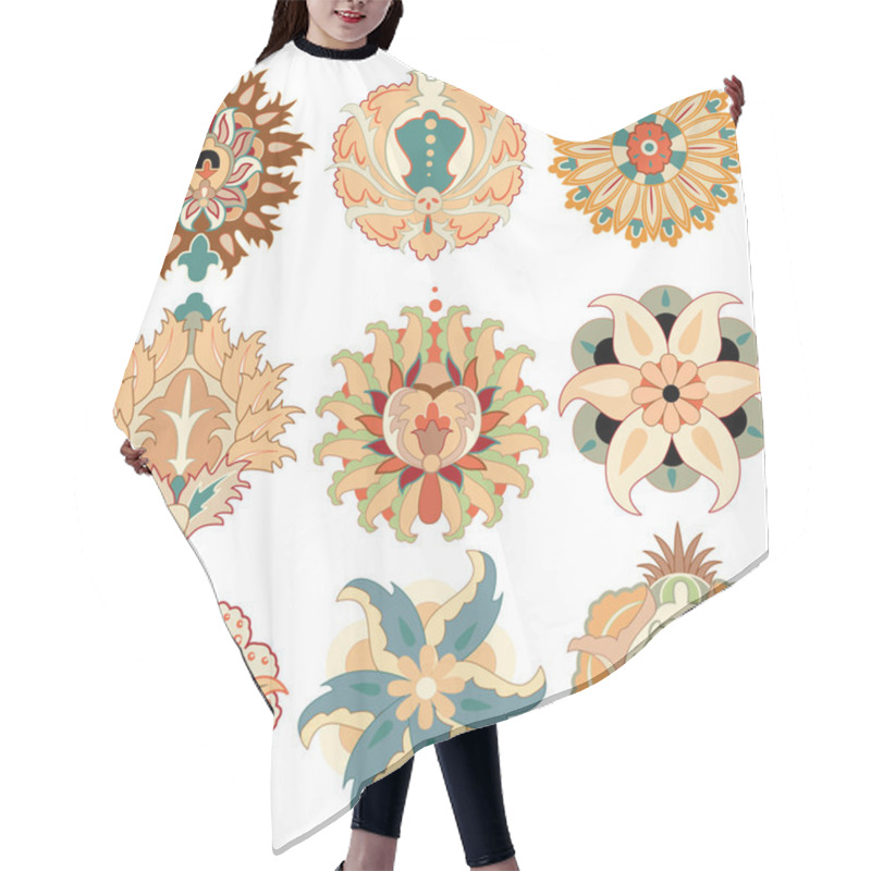 Personality  Oriental Elements Rosace Vector Hair Cutting Cape