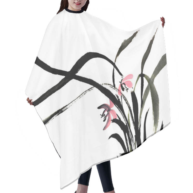 Personality  Orchid Hair Cutting Cape