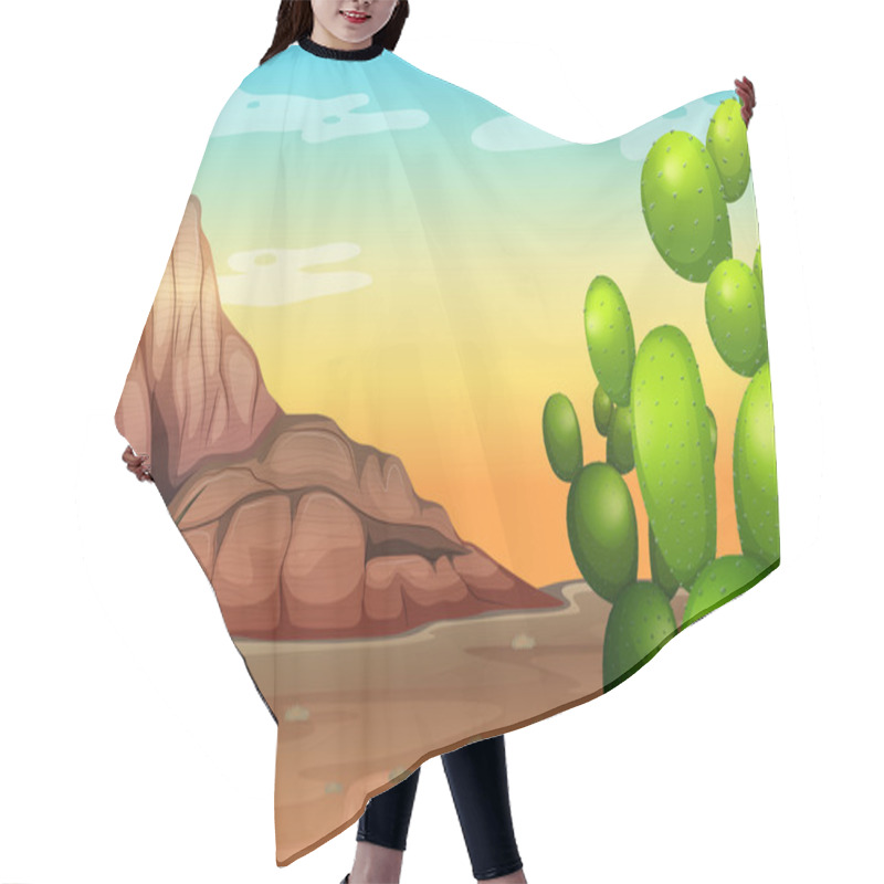 Personality  Desert Hair Cutting Cape