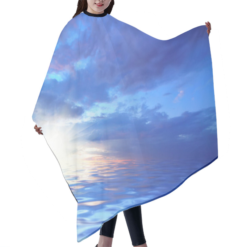 Personality  Amazing Sky Hair Cutting Cape