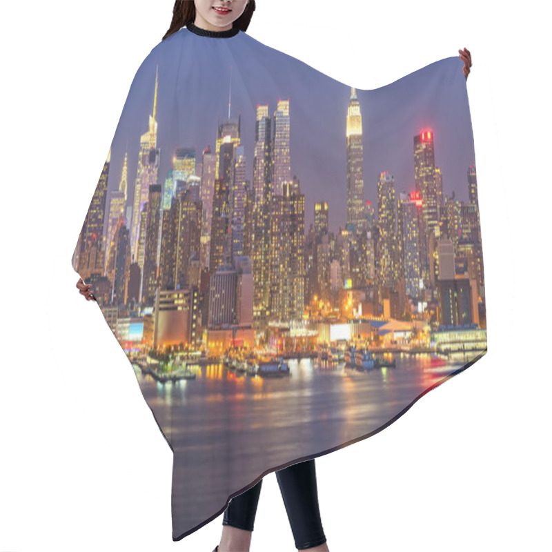 Personality  Manhattan At Night Hair Cutting Cape