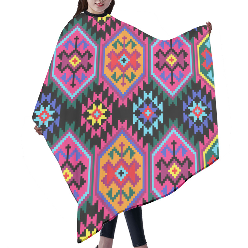 Personality  Tribal Semless Vector Pattern Hair Cutting Cape