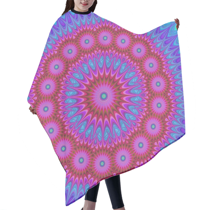 Personality  Abstract Oriental Mandala Design Background Hair Cutting Cape