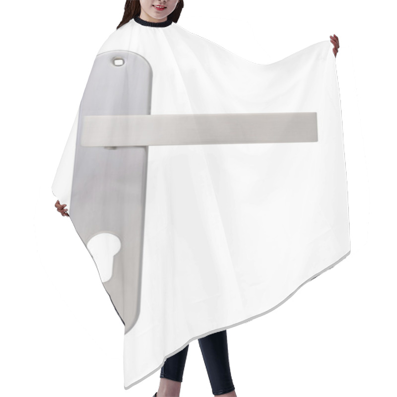 Personality  The Door Handle On Plate Hair Cutting Cape