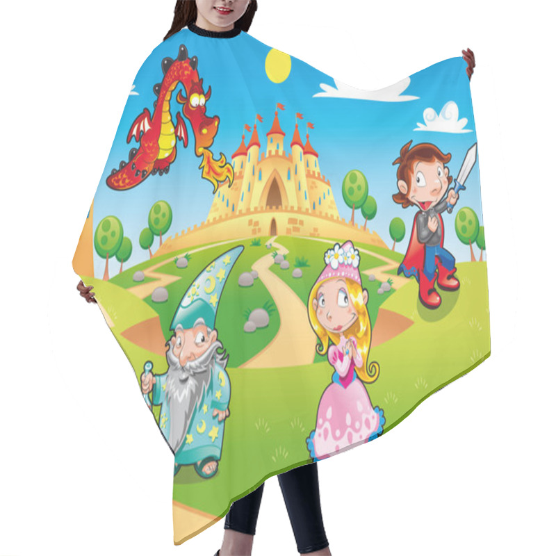 Personality  Medieval Age Hair Cutting Cape