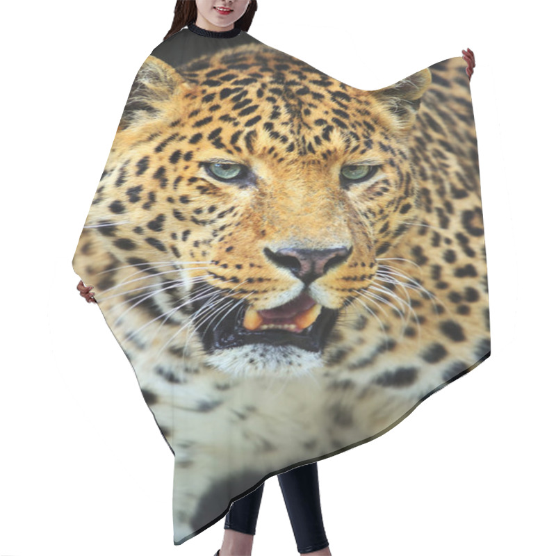 Personality  Leopard  Hair Cutting Cape