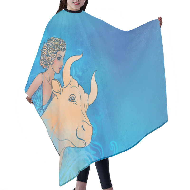 Personality  Taurus Zodiac Sign As A Beautiful Girl Hair Cutting Cape