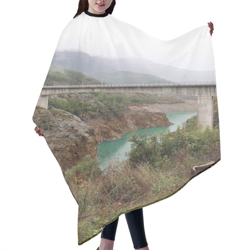 Personality  Bridge Rocky River. High Quality Photo Hair Cutting Cape