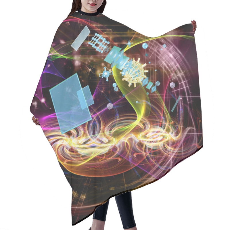 Personality  Cosmos Connection Technology.Communication Hair Cutting Cape