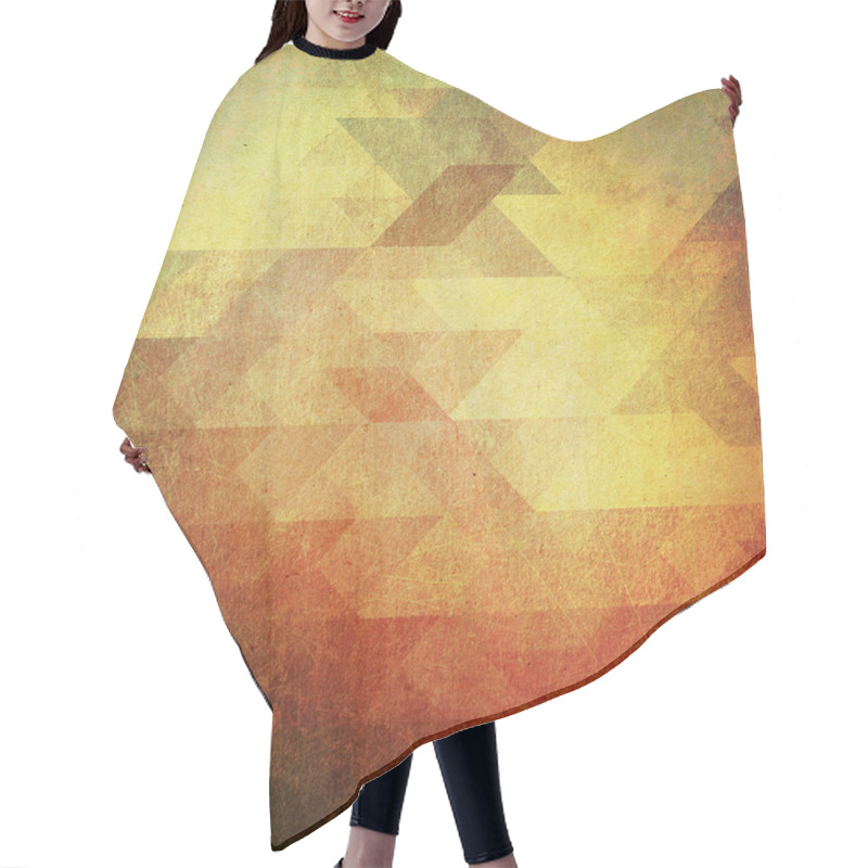 Personality  Colour Geometric Background Hair Cutting Cape