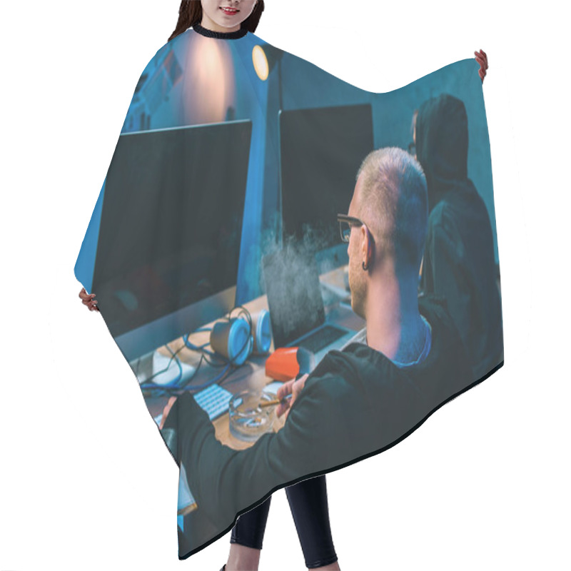 Personality  Hacker Hair Cutting Cape