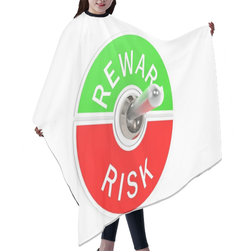 Personality  Risk Reward Toggle Switch Hair Cutting Cape