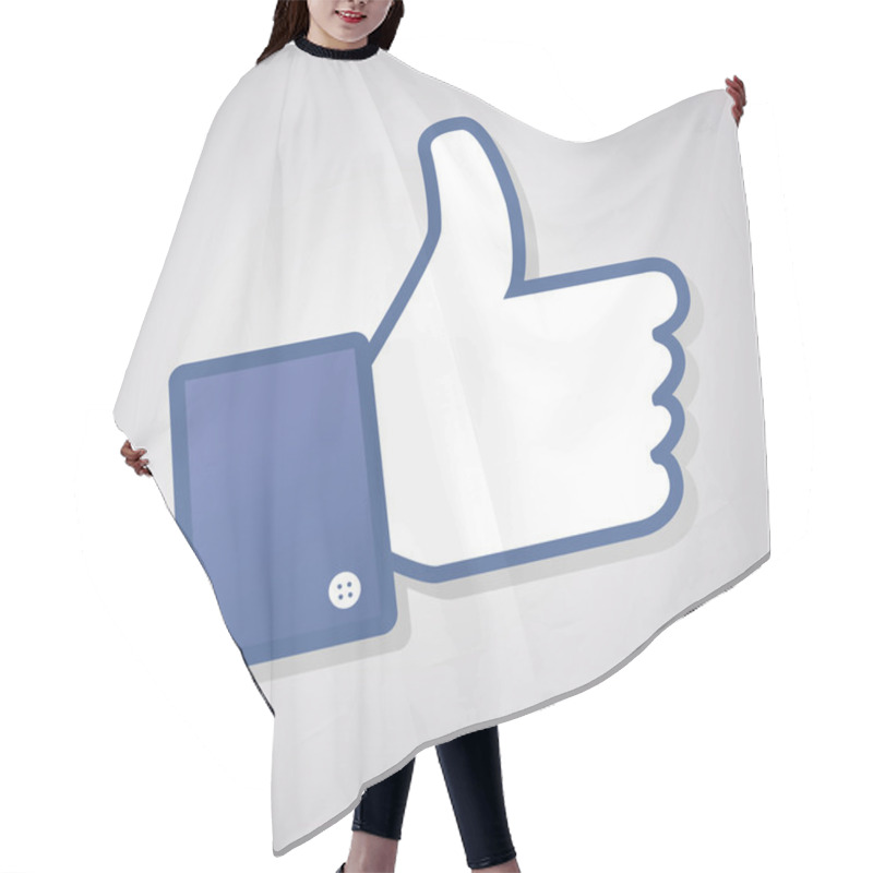 Personality  Face Symbol Hand I Like Fan Fanpage Social Voting Dislike Network Book Icon Community Hair Cutting Cape