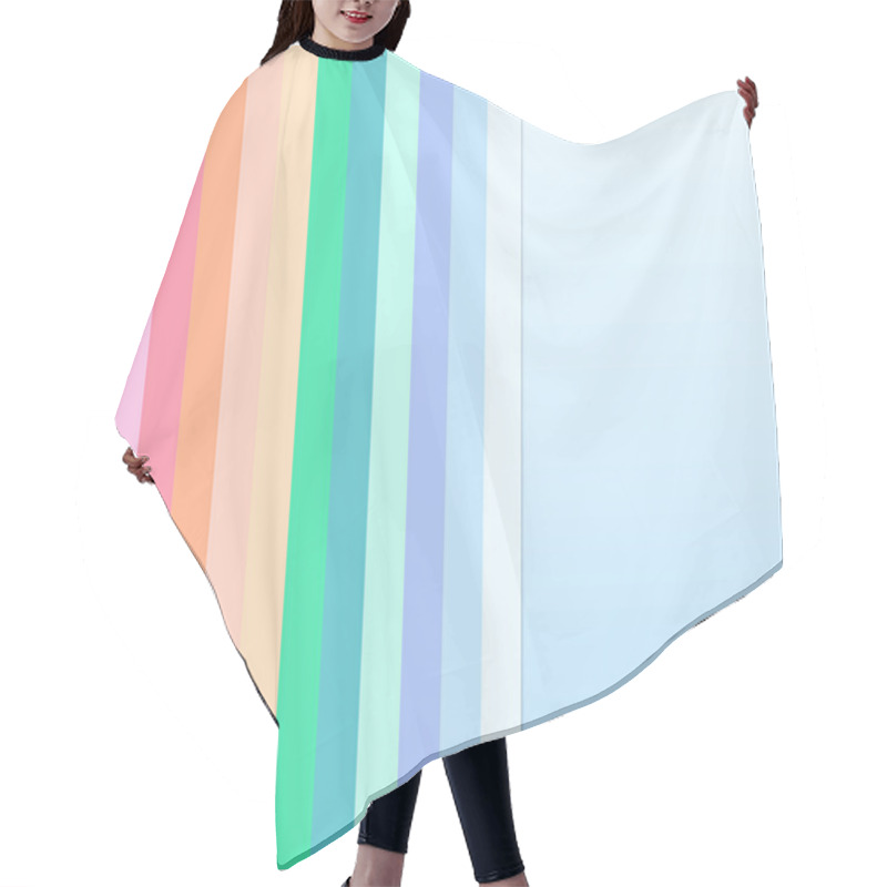 Personality  Pastel Background Hair Cutting Cape