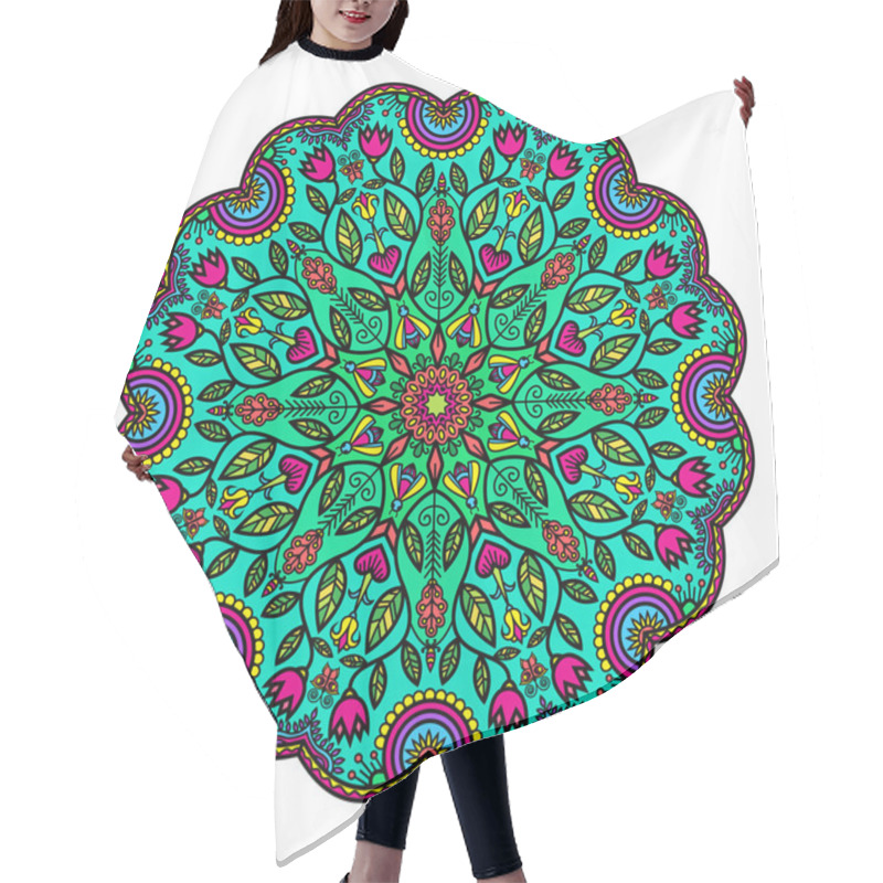 Personality  Decor Element Mandala Hair Cutting Cape