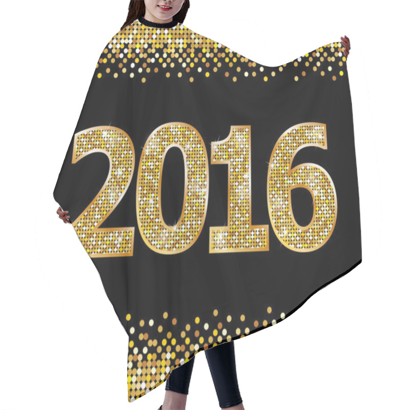 Personality  Happy New Year 2016 Hair Cutting Cape