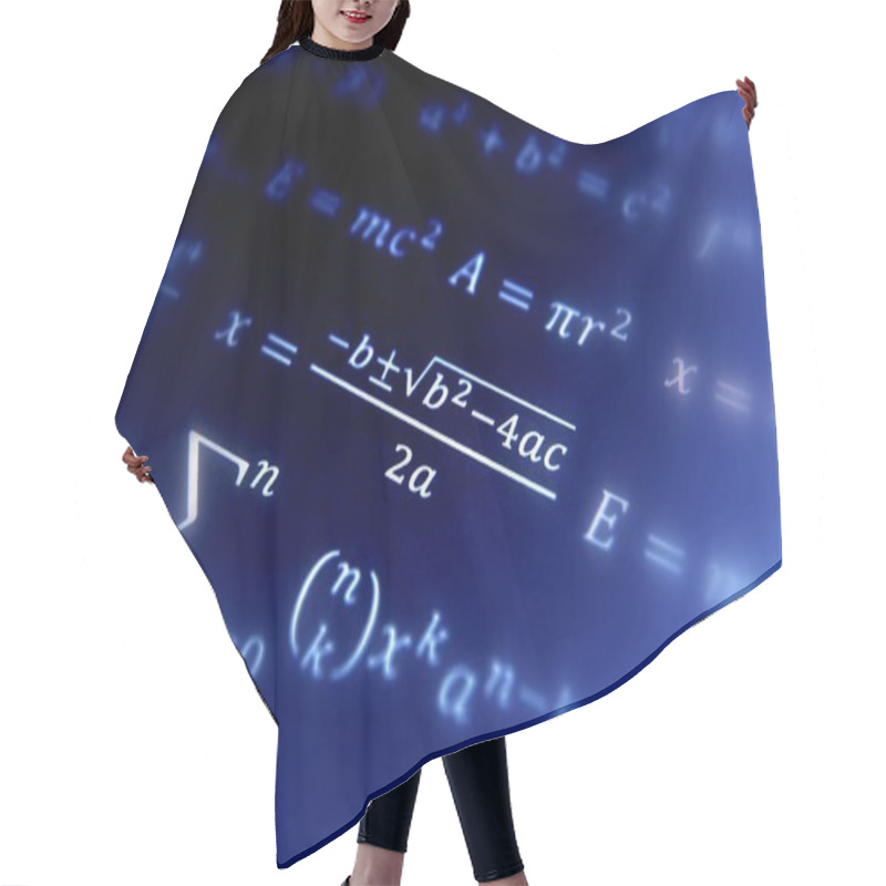 Personality  Math Geometry Background Hair Cutting Cape