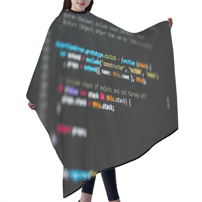 Personality  Software Developer Programming Code Hair Cutting Cape