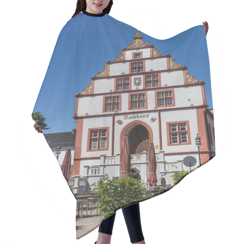 Personality  Historic Town Hall In The Center Of Bad Salzuflen, Germany Hair Cutting Cape