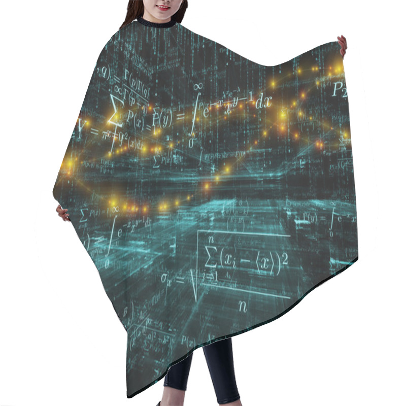 Personality  Realms Of Mathematics Hair Cutting Cape