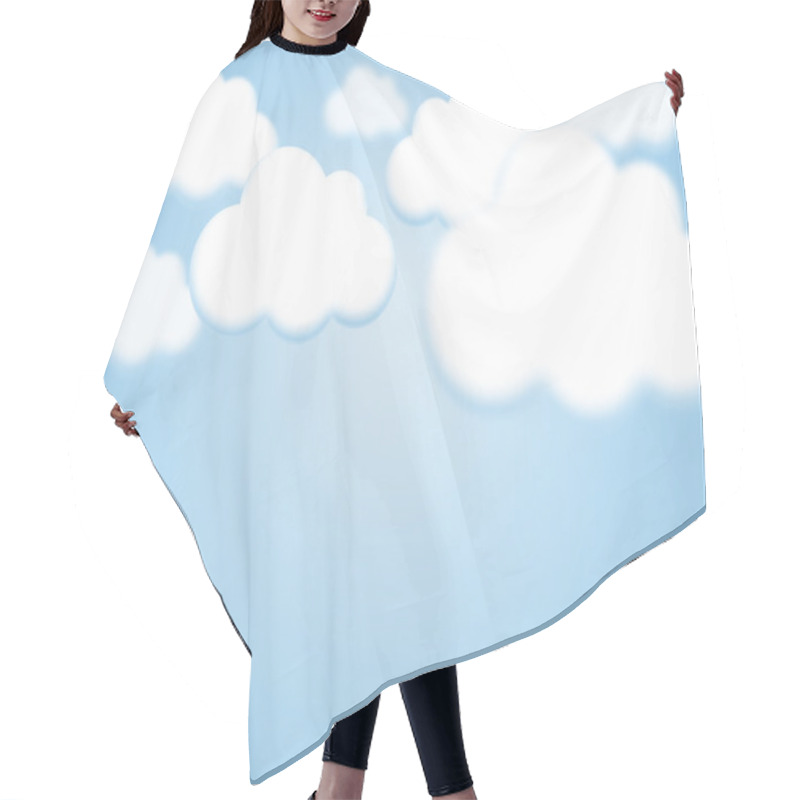 Personality  Sky Background With Copy Space Hair Cutting Cape