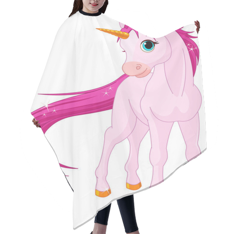 Personality  Baby Unicorn Hair Cutting Cape