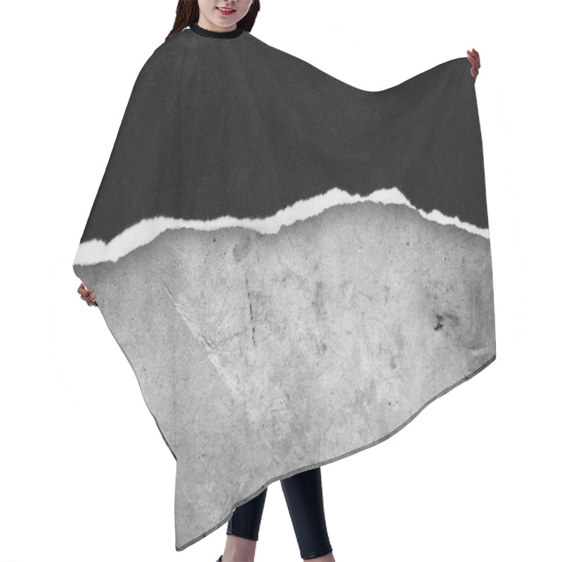 Personality  Ripped Paper Hair Cutting Cape