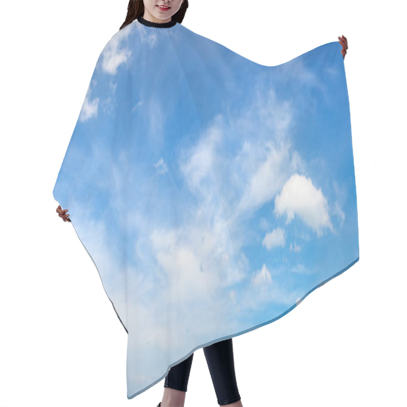 Personality  Blue Sky Panorama With Clouds In A Summer Day Hair Cutting Cape