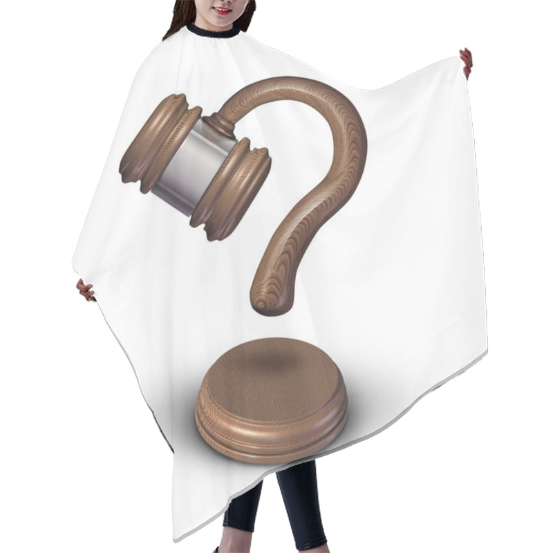 Personality  Legal Questions Concept Hair Cutting Cape