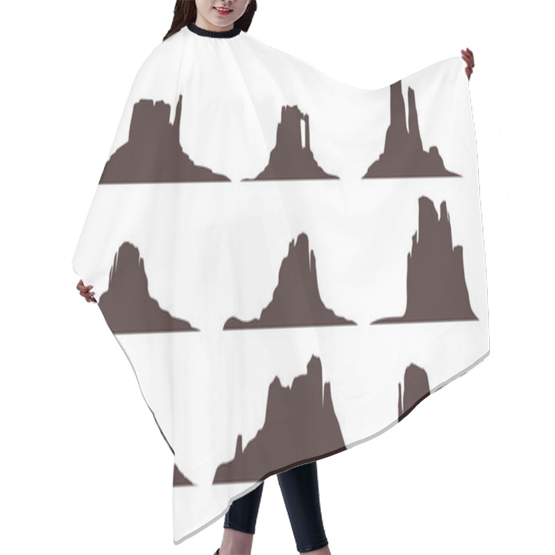 Personality  Desert Moountains Set Hair Cutting Cape