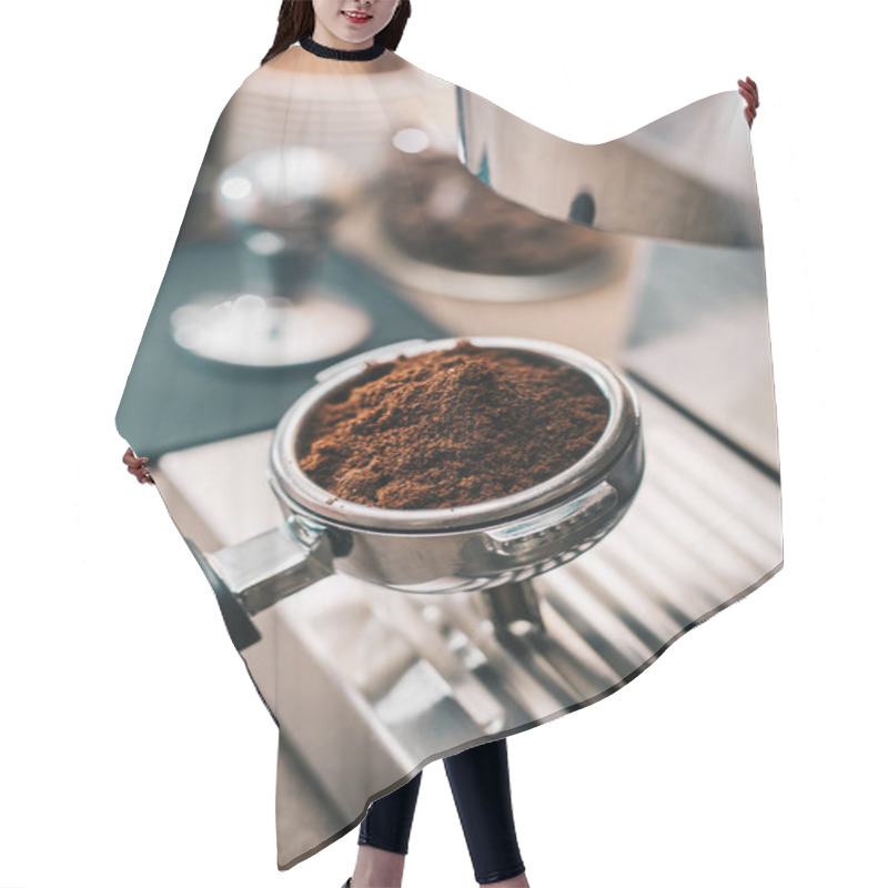 Personality  Freshly Ground Coffee Hair Cutting Cape