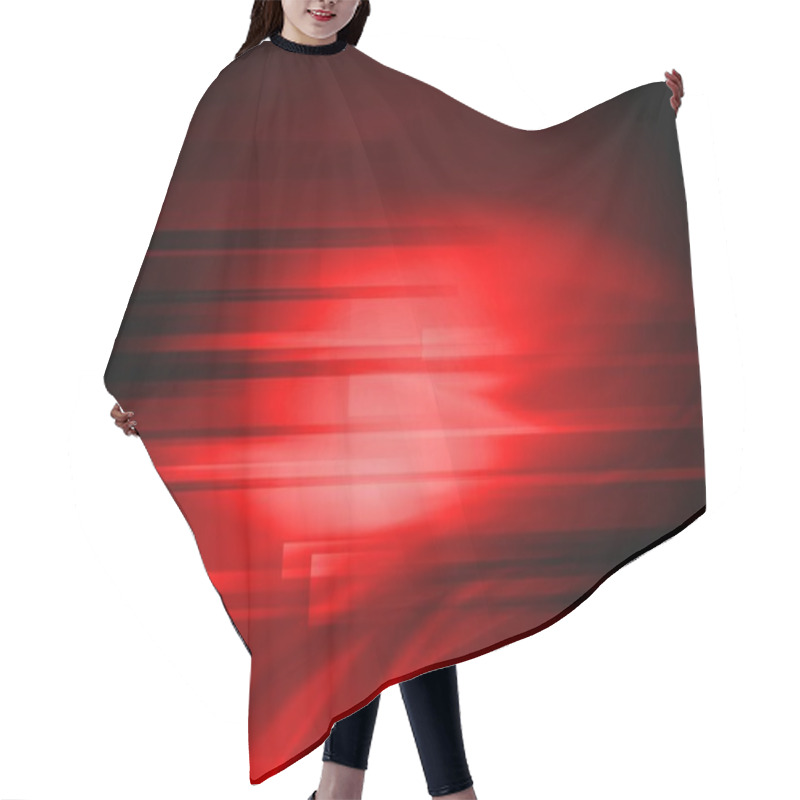 Personality  Abstract Red Technical Design. Vector Background Eps 10 Hair Cutting Cape